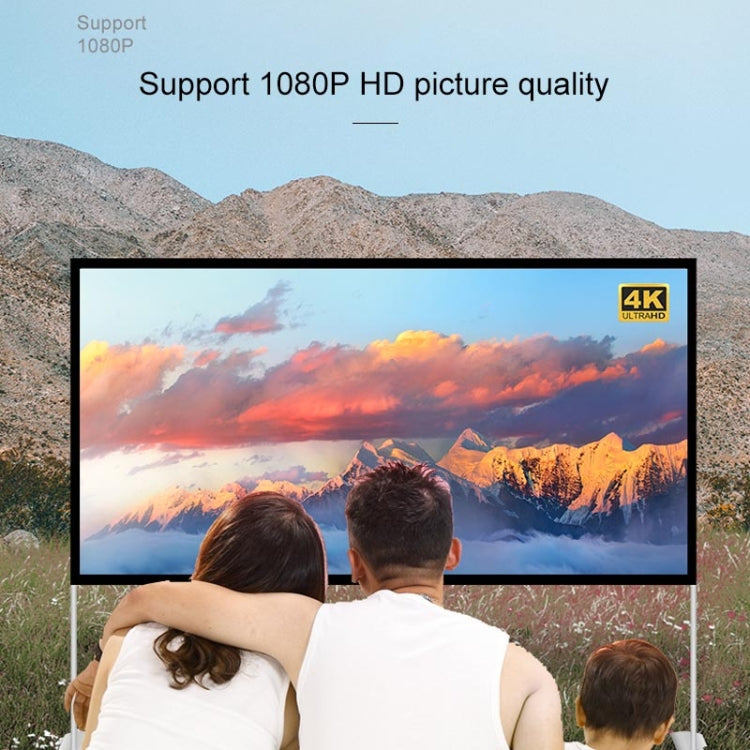 Outdoor Bracket Folding Polyester Projector Film Curtain, Size:84 inch (16:9) - free shipping - PMC Jewellery - Order now!