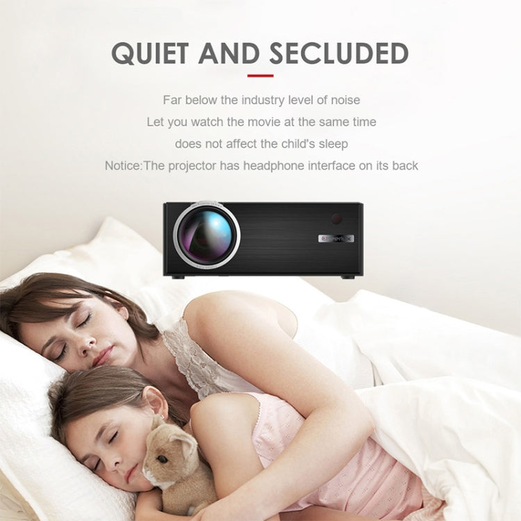 Cheerlux C7 1800 Lumens 800 x 480 720P 1080P HD WiFi Smart Projector, Support HDMI / USB / VGA / AV(White) - LED Projector by Cheerlux | Online Shopping South Africa | PMC Jewellery | Buy Now Pay Later Mobicred