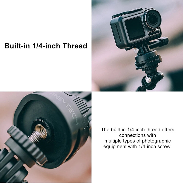 PGYTECH P-11B-023 Tripod Adapter for DJI Osmo Action(Black) - Other by PGYTECH | Online Shopping South Africa | PMC Jewellery | Buy Now Pay Later Mobicred