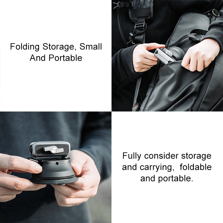 PGYTECH P-GM-132 Action Camera Suction Cup Phone Holder for DJI Osmo Action & GoPro 8/7(Silver) - free shipping - PMC TechLife - Order now!