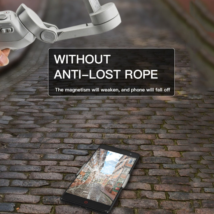 STARTRC Phone Holder Clip Anti-lost Rope Strap Anti-drop for DJI OM4 / Osmo Mobile 3 (Black) -  by STARTRC | Online Shopping South Africa | PMC TechLife | Buy Now Pay Later Mobicred