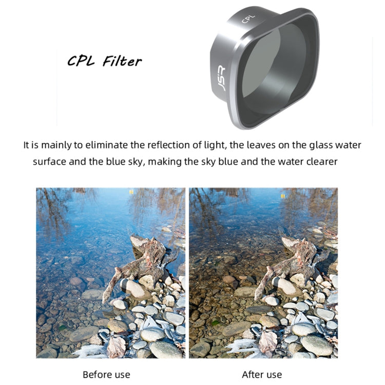 JSR CPL Lens Filter for DJI FPV, Aluminum Alloy Frame - Lens Accessories by JSR | Online Shopping South Africa | PMC Jewellery | Buy Now Pay Later Mobicred