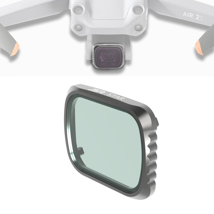JSR KS STAR Effect  Lens Filter for DJI Air 2S, Aluminum Frame - Lens Filter by JSR | Online Shopping South Africa | PMC TechLife | Buy Now Pay Later Mobicred
