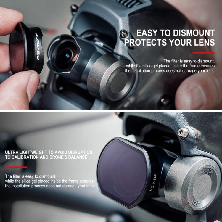 PGYTECH 3 PCS ND4+ND8+ND16 Drone Lens Filter for DJI FPV - Lens Accessories by PGYTECH | Online Shopping South Africa | PMC TechLife | Buy Now Pay Later Mobicred
