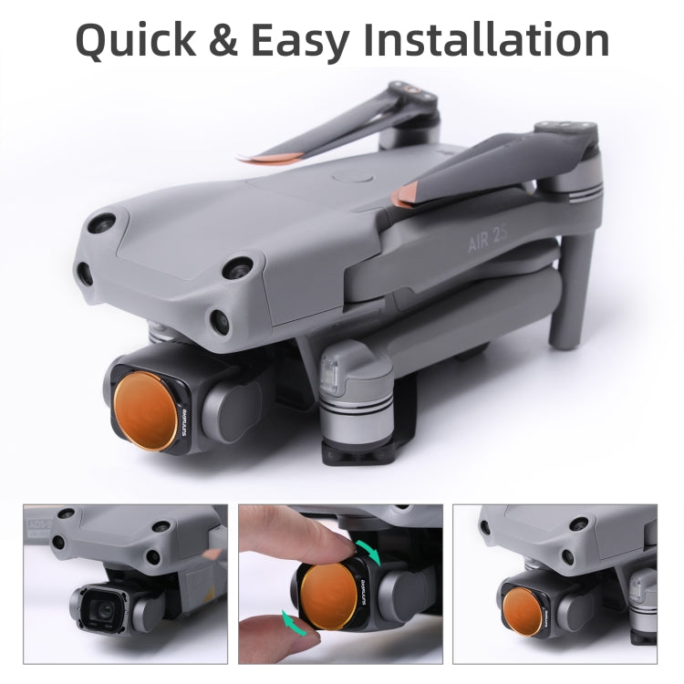 Sunnylife A2S-FI9342 ND4 Lens Filter for DJI Air 2S - Lens Filter by Sunnylife | Online Shopping South Africa | PMC TechLife | Buy Now Pay Later Mobicred