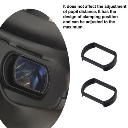 RCSTQ 2 PCS 350 Degree Myopia Glasses Lens Vision Correction Aspherical Lens for DJI FPV Goggles V2 - Lens Accessories by RCSTQ | Online Shopping South Africa | PMC Jewellery | Buy Now Pay Later Mobicred