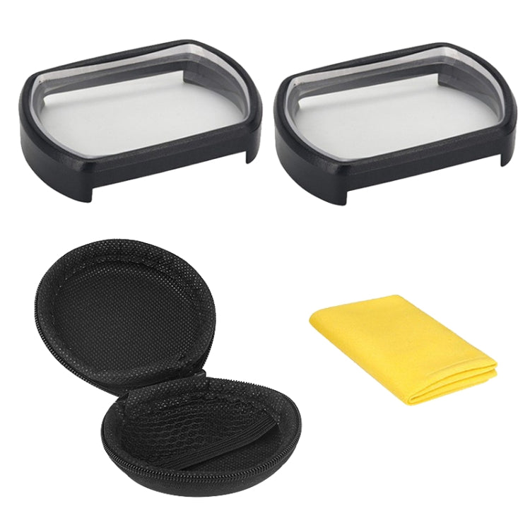 RCSTQ 2 PCS 400 Degree Myopia Glasses Lens Vision Correction Aspherical Lens for DJI FPV Goggles V2 - Lens Accessories by RCSTQ | Online Shopping South Africa | PMC TechLife | Buy Now Pay Later Mobicred
