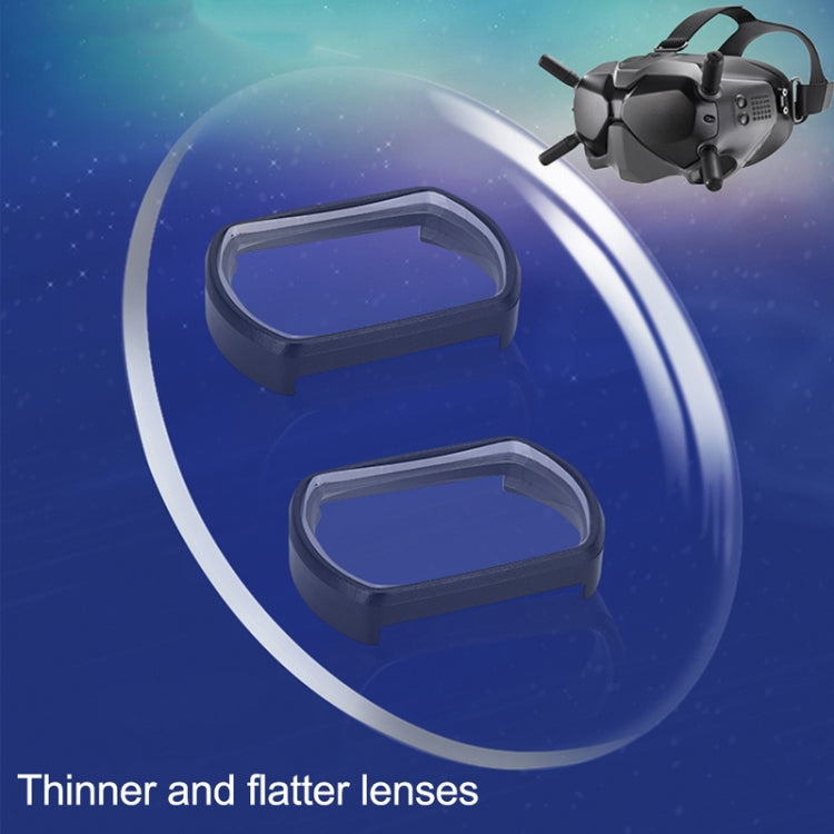 RCSTQ 2 PCS 400 Degree Myopia Glasses Lens Vision Correction Aspherical Lens for DJI FPV Goggles V2 - Lens Accessories by RCSTQ | Online Shopping South Africa | PMC TechLife | Buy Now Pay Later Mobicred