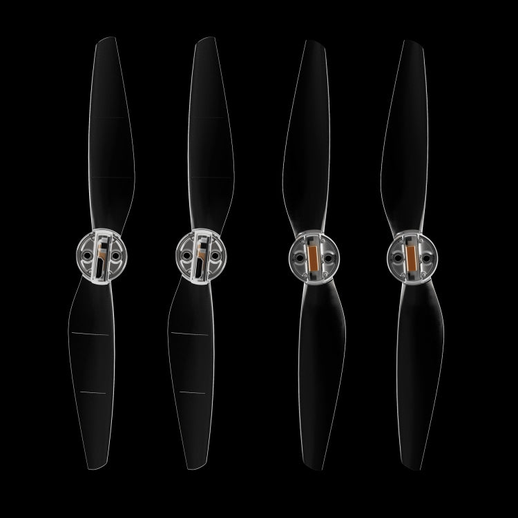For DJI Mini 4 Pro / Mavic Mini 3 Pro STARTRC 2 Pairs Color LED Flash Lamp Low Noise Propellers (Transparent) - free shipping - PMC TechLife - Order now!
