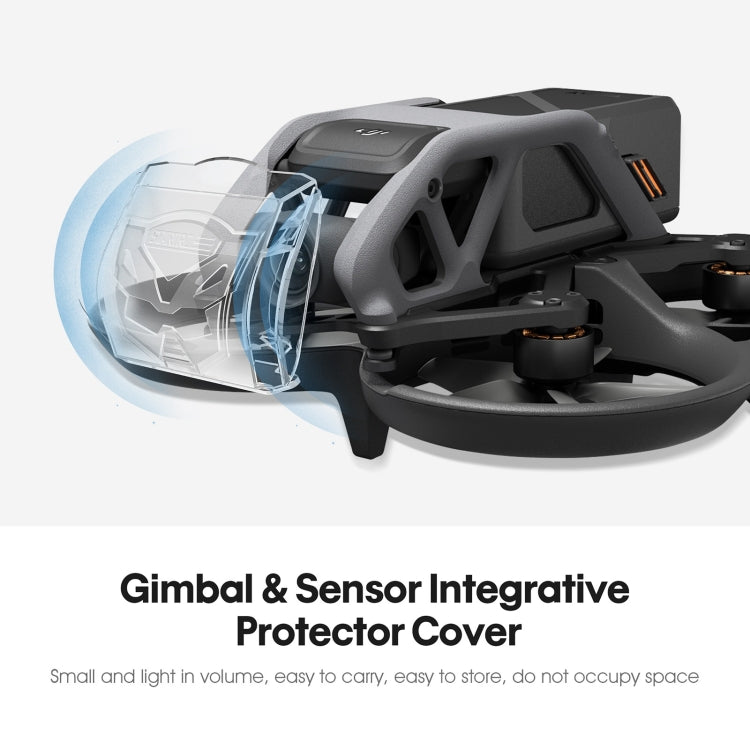 For DJI Avata Lens Cover Gimbal Shield Cover (Transparent) - Lens Hood by STARTRC | Online Shopping South Africa | PMC Jewellery | Buy Now Pay Later Mobicred