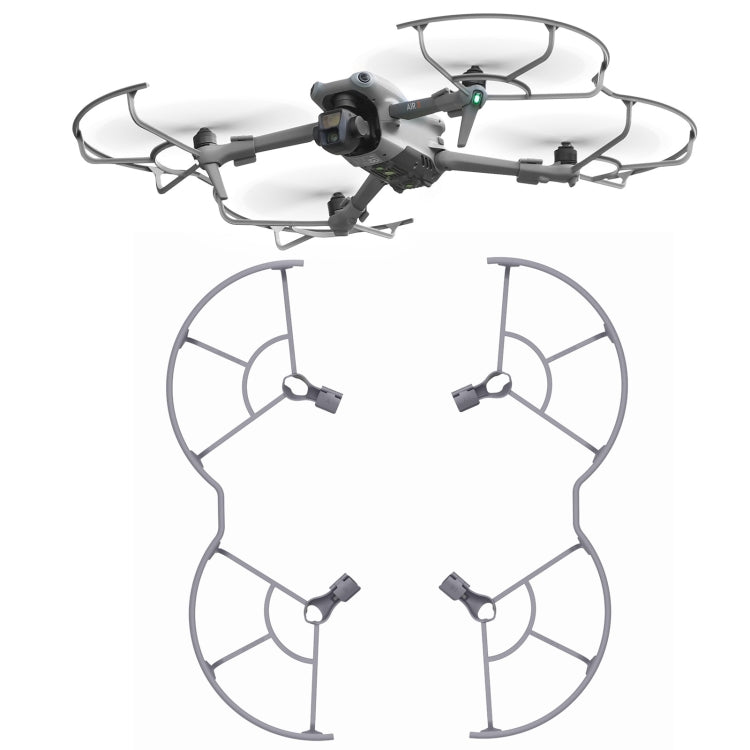 For DJI Air 3 Sunnylife KC680 Drone Propeller Protective Guard Anti-collision Ring (Grey) - Other by Sunnylife | Online Shopping South Africa | PMC TechLife | Buy Now Pay Later Mobicred