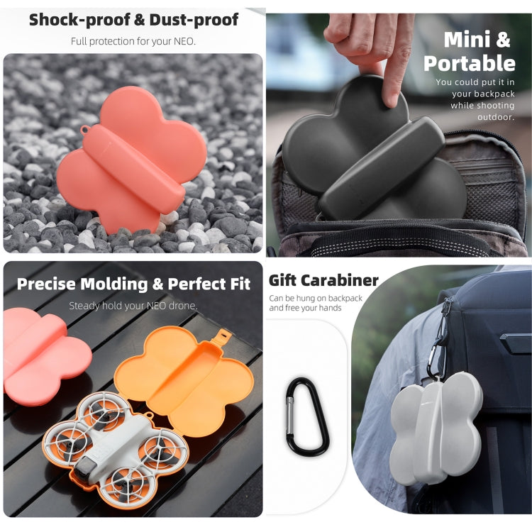 For DJI Neo Sunnylife Butterfly Storage Box Anti-collision Anti-scratch Protection Case (Black) - free shipping - PMC TechLife - Order now!