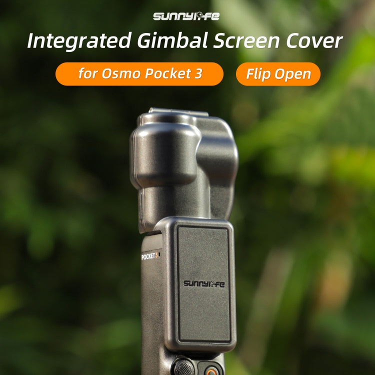 For DJI OSMO Pocket 3 Sunnylife Integrated Gimbal Cover Camera Protector (Black) - Mount & Holder by Sunnylife | Online Shopping South Africa | PMC Jewellery