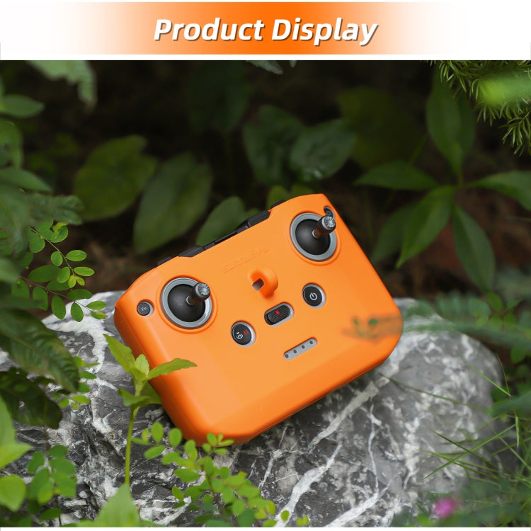 For DJI Neo / Mini 4 Pro / RC-N3 / RC-N2 / RC-N1 Sunnylife Controller Protective Cover Silicone Case with Neck Strap (Orange) - free shipping - PMC TechLife - Order now!
