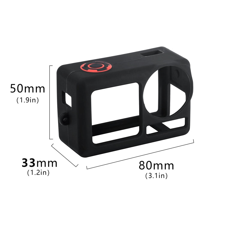 For DJI Osmo Action 5 Pro STARTRC Silicone Protective Case with Lens Cover (Black) - free shipping - PMC TechLife - Order now!