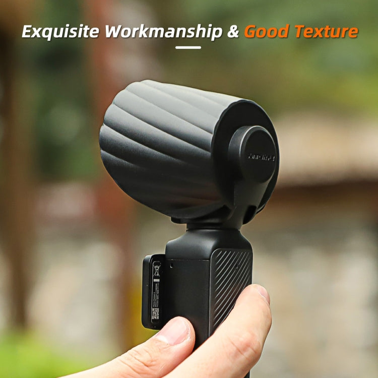 For DJI OSMO Pocket 3 Sunnylife Sunshade Lens Protective Cover Hood (Black) - Lens Accessories by Sunnylife | Online Shopping South Africa | PMC TechLife | Buy Now Pay Later Mobicred