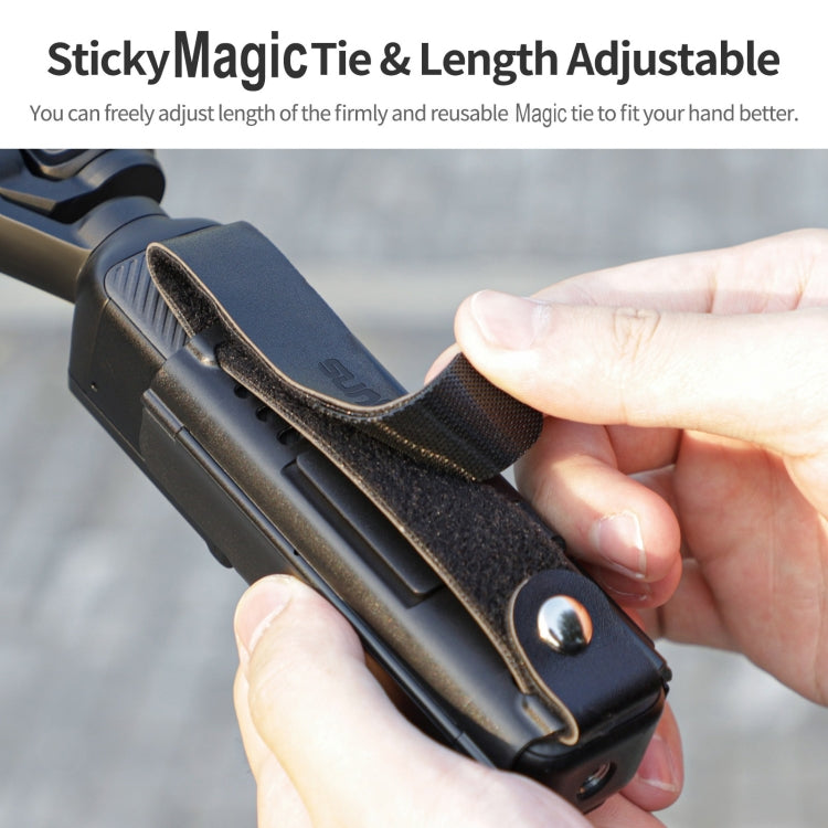 For DJI OSMO Pocket 3 Sunnylife Hand Band Protective Frame Cold Shoe Extension Handle Cover (Black) - Mount & Holder by Sunnylife | Online Shopping South Africa | PMC TechLife | Buy Now Pay Later Mobicred