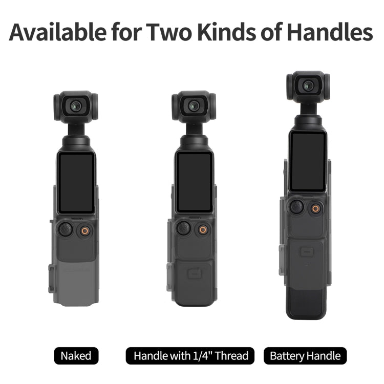For DJI OSMO Pocket 3 Sunnylife Hand Band Protective Frame Cold Shoe Extension Handle Cover (Black) - Mount & Holder by Sunnylife | Online Shopping South Africa | PMC TechLife | Buy Now Pay Later Mobicred