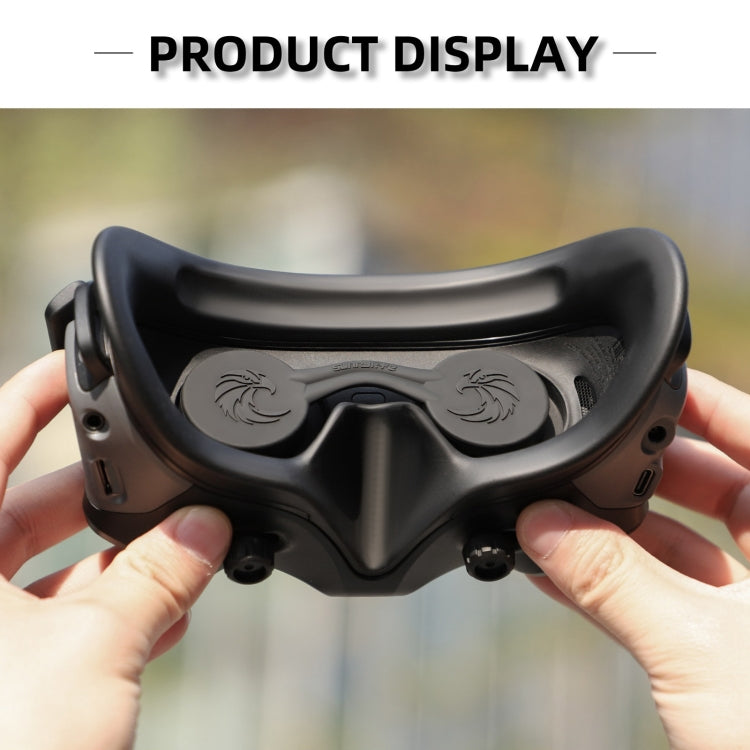 For DJI Goggles 2 / Goggles 3 Lens Cover Dust-proof VR Lens Silicone Case Soft Protector (Black) -  by Sunnylife | Online Shopping South Africa | PMC Jewellery | Buy Now Pay Later Mobicred