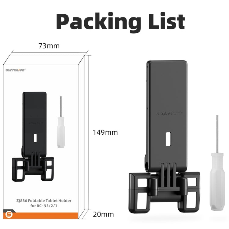 Sunnylife Remote Controller Tablet Holder Stand For DJI RC-N3 / RC-N2 / RC-N1 (Grey) - free shipping - PMC TechLife - Order now!