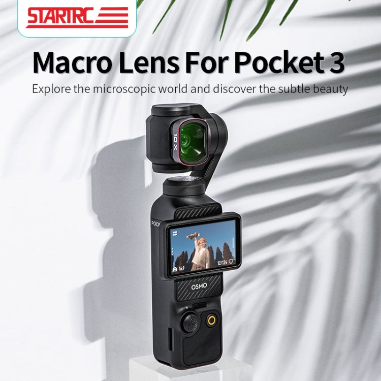 For DJI OSMO Pocket 3 STARTRC 10X Macro Lens Filter (Black) - free shipping - PMC TechLife - Order now!