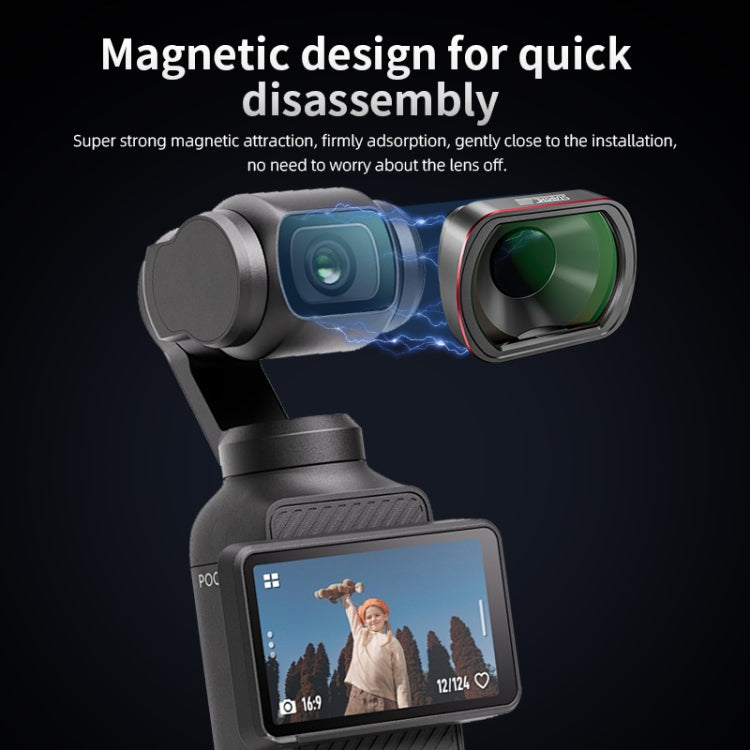 For DJI OSMO Pocket 3 STARTRC 10X Macro Lens Filter (Black) - free shipping - PMC TechLife - Order now!