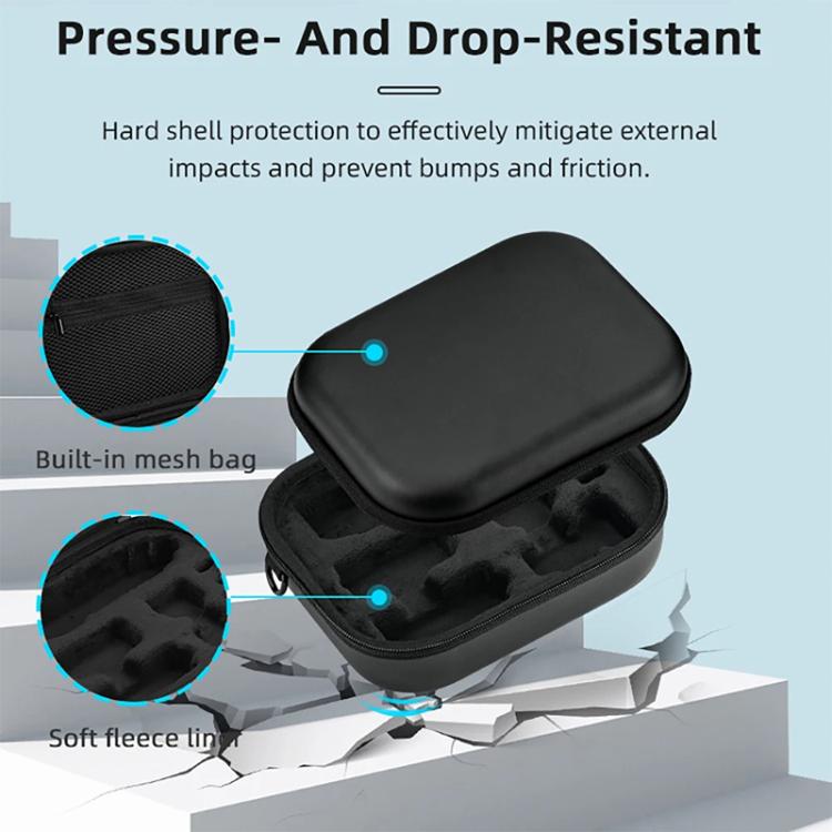 For DJI OSMO Pocket 3 BRDRC Full Set Portable Carrying Case Shoulder Storage Bag (Black) - free shipping - PMC TechLife - Order now!