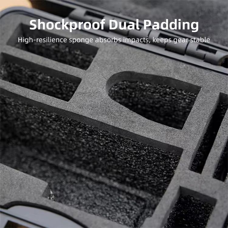 For DJI OSMO Action 5 Pro / 4 / 3 Camera Hard Storage Box Bag Protective Case (Black) - free shipping - PMC TechLife - Order now!
