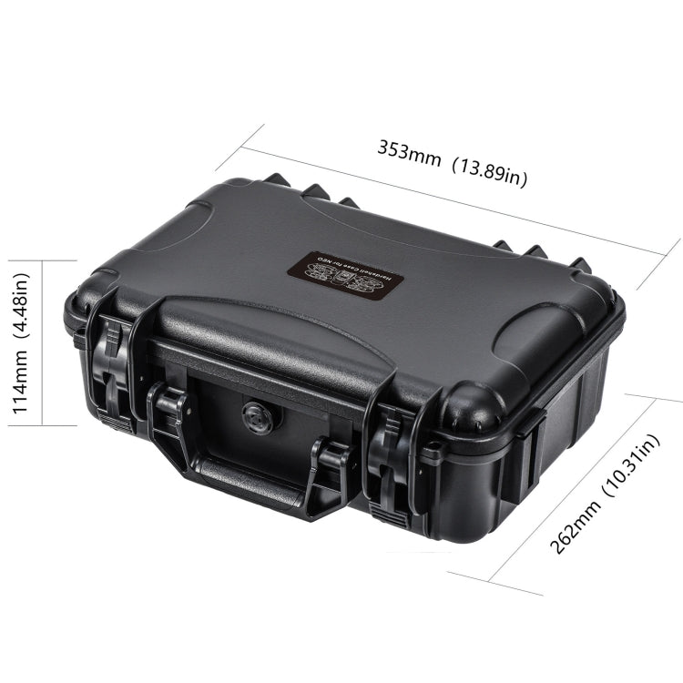 For DJI Neo STARTRC Waterproof PP Suitcase Shoulder Storage Box (Black) - free shipping - PMC TechLife - Order now!