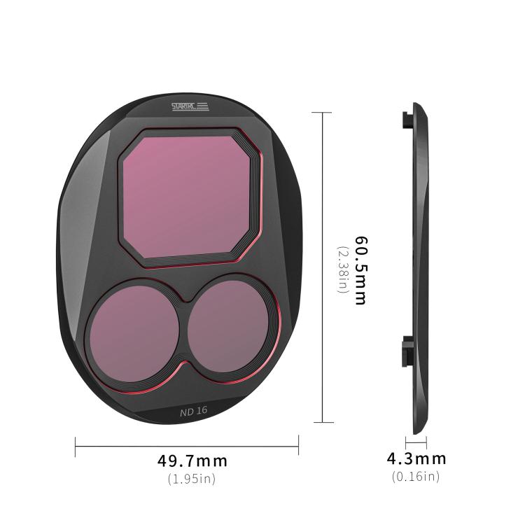 For DJI Mavic 4 Pro STARTRC 4 in 1 ND8 ND16 ND32 ND64 Lens Filter Kit - free shipping - PMC TechLife - Order now!
