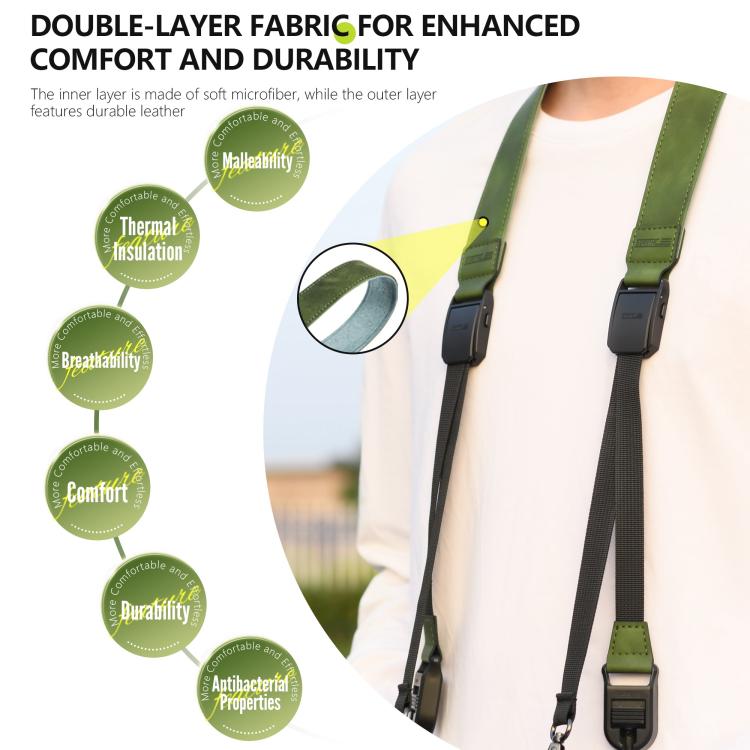 For DJI RC / RC 2 / RC Pro STARTRC QuickLink Double-Ended Neck Strap (Green) - free shipping - PMC TechLife - Order now!