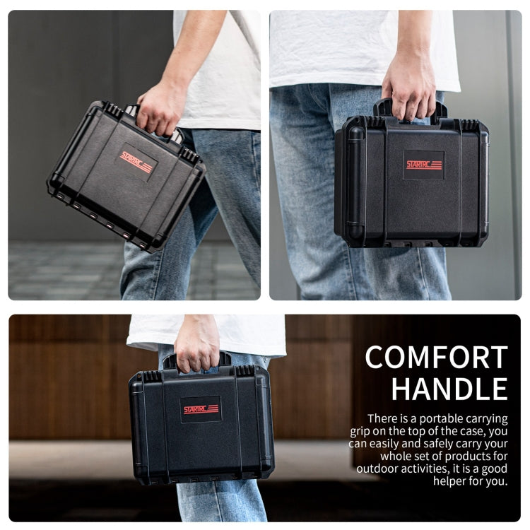 For Insta360 X4 STARTRC Waterproof EVA ABS Dual-layer Suitcase Storage Box (Black) - free shipping - PMC TechLife - Order now!