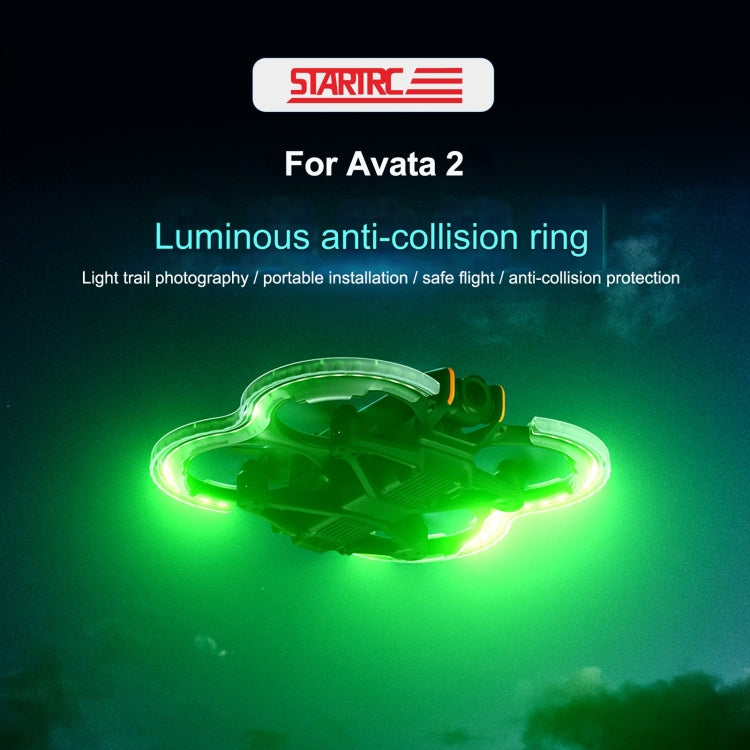 For DJI Avata 2 STARTRC Drone LED Propeller Protective Guard Anti-collision Ring (Transparent) - free shipping - PMC TechLife - Order now!