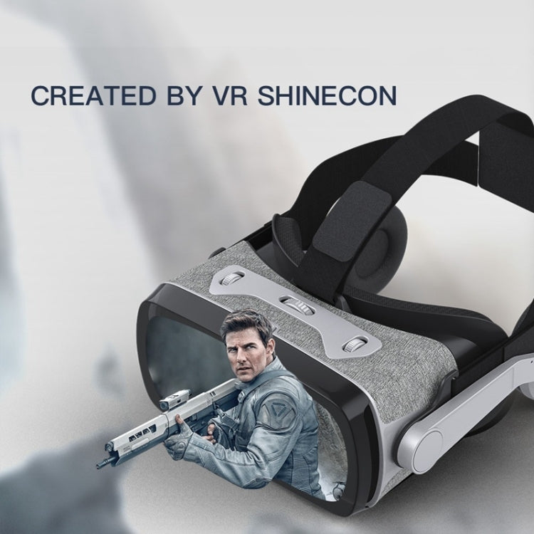 VR SHINECON G07E Virtual Reality 3D Video Glasses Suitable for 4.0 inch - 6.3 inch Smartphone(Grey) - VR Headset by PMC TechLife | Online Shopping South Africa | PMC TechLife