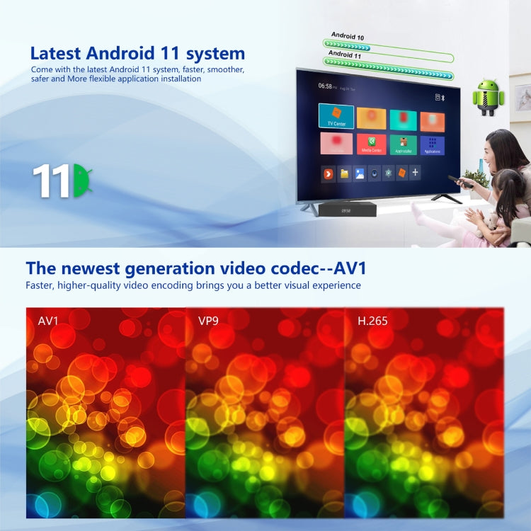 Tanix X4 Android 11 Smart TV Box, Amlogic S905X4 Quad Core, 4GB+64GB, Dual Wifi, BT (US Plug) - Amlogic S905 by PMC TechLife | Online Shopping South Africa | PMC TechLife | Buy Now Pay Later Mobicred