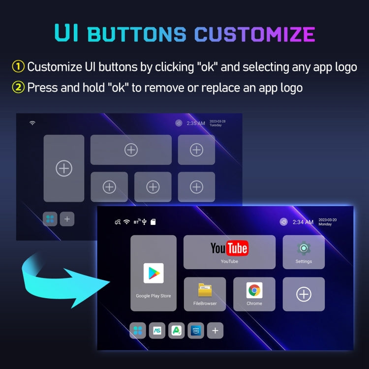 H96 Max 8K Ultra HD Smart TV Box Android 13.0 Media Player with Remote Control, RK3528 Quad-Core, 4GB+64GB(EU Plug) - RK3318 by PMC TechLife | Online Shopping South Africa | PMC TechLife