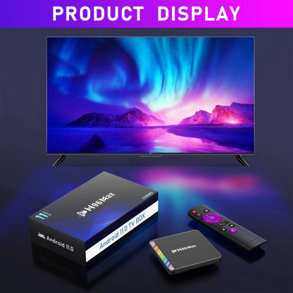 H96 Max W2 4K Ultra HD Android 11.0 Smart TV Box with Remote Control, Amlogic S905W2 Quad-Core, 4GB+32GB(US Plug) - Amlogic S905 by PMC Jewellery | Online Shopping South Africa | PMC Jewellery | Buy Now Pay Later Mobicred