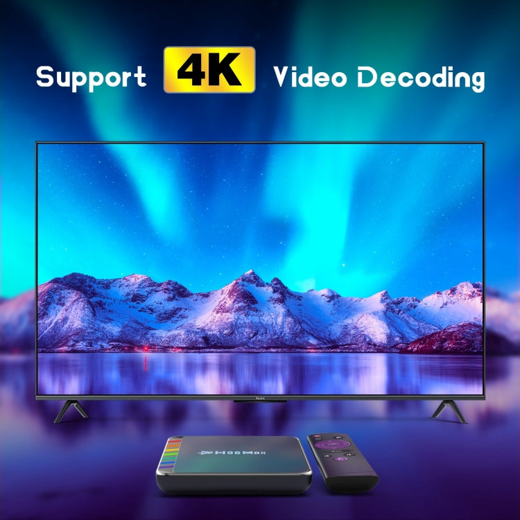 H96 Max W2 4K Ultra HD Android 11.0 Smart TV Box with Remote Control, Amlogic S905W2 Quad-Core, 4GB+64GB(US Plug) - Amlogic S905 by PMC TechLife | Online Shopping South Africa | PMC TechLife | Buy Now Pay Later Mobicred