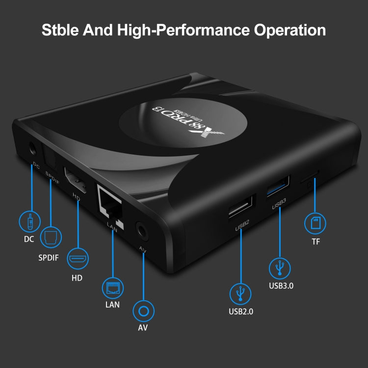 X88 Pro 13 Android 13.0 Smart TV Box with Remote Control, RK3528 Quad-Core, 2GB+16GB (US Plug) - Others by PMC TechLife | Online Shopping South Africa | PMC TechLife | Buy Now Pay Later Mobicred