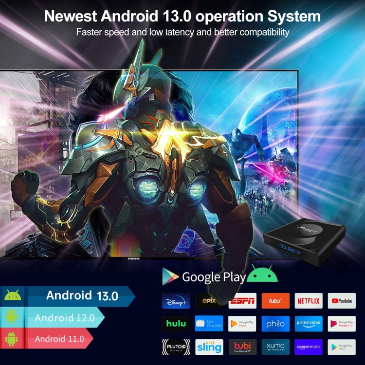 X88 Pro 13 Android 13.0 Smart TV Box with Remote Control, RK3528 Quad-Core, 4G+32GB(AU Plug) - Others by PMC TechLife | Online Shopping South Africa | PMC TechLife | Buy Now Pay Later Mobicred