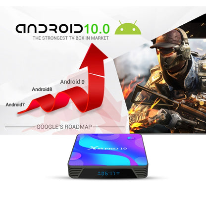 X88 Pro 10 4K Ultra HD Android TV Box with Remote Controller, Android 10.0, RK3318 Quad-Core 64bit Cortex-A53, 2GB+16GB, Support Bluetooth / Dual-Band WiFi / TF Card / USB / AV / Ethernet(EU Plug) - RK3318 by PMC Jewellery | Online Shopping South Africa | PMC Jewellery | Buy Now Pay Later Mobicred