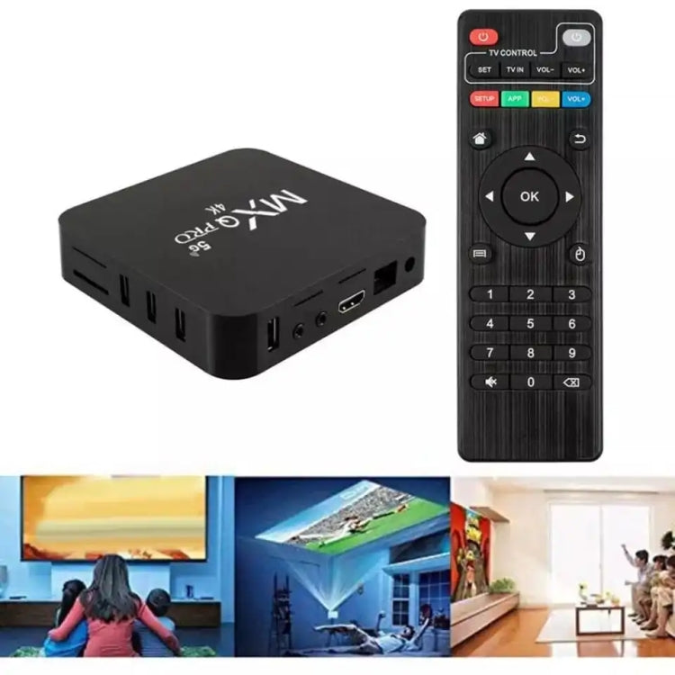 MXQ Pro 4K TV Box Rockchip RK3228A Quad Core CPU Android 7.1, 1GB+8GB wtih Remote Control, EU Plug - RK3228A by PMC TechLife | Online Shopping South Africa | PMC TechLife | Buy Now Pay Later Mobicred