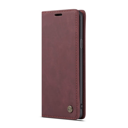 CaseMe-013 Multifunctional Retro Frosted Horizontal Flip Leather Case with Card Slot & Holder & Wallet for Galaxy S8 Plus(Wine Red) - Galaxy Phone Cases by CaseMe | Online Shopping South Africa | PMC Jewellery | Buy Now Pay Later Mobicred