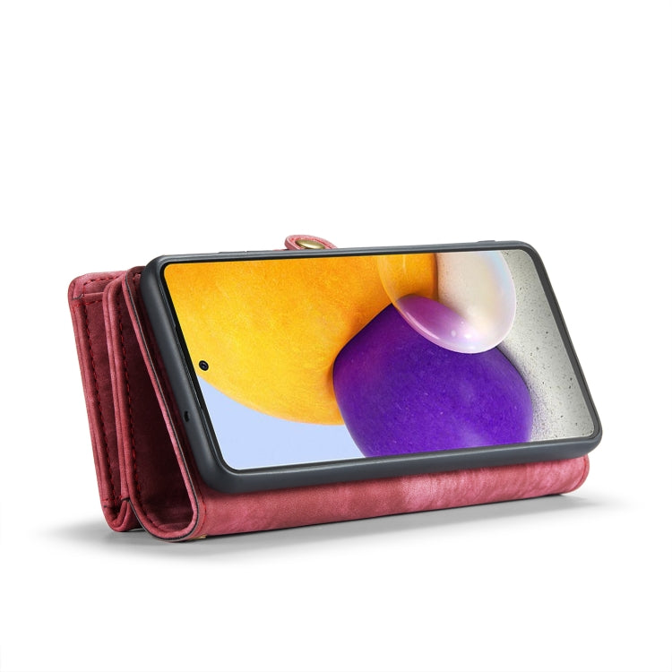 CaseMe-008 For Samaung Galaxy A30S／A50S／A50 Detachable Multifunctional Flip Leather Case (Red) - free shipping - PMC Jewellery - Order now!