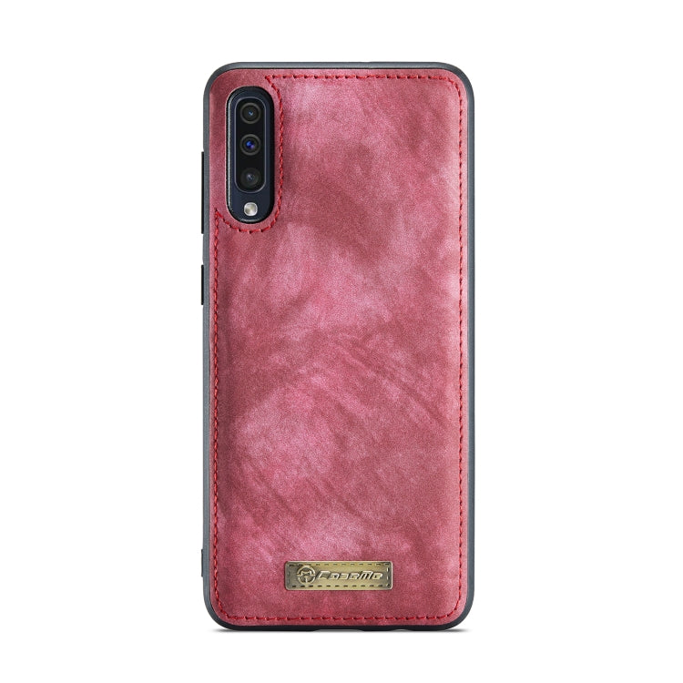 For Samsung Galaxy A70 CaseMe-008 Detachable Multifunctional Flip Leather Phone Case(Red) - free shipping - PMC Jewellery - Order now!