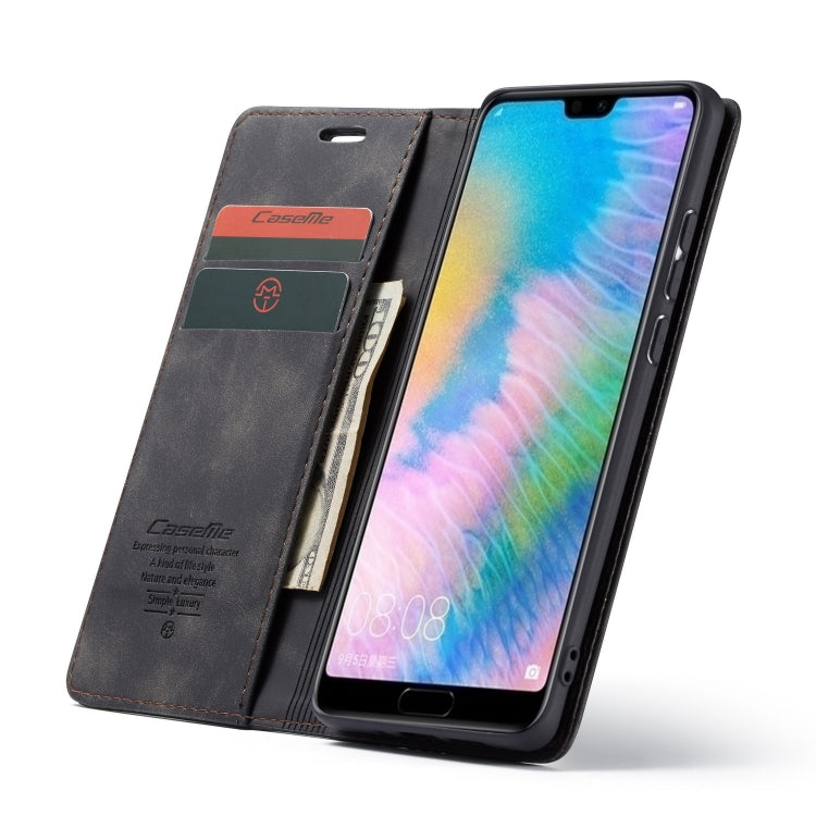 CaseMe-013 Detachable Multifunctional Horizontal Flip Leather Case with Card Slot & Holder for Huawei P20 Pro(Black) - Huawei Cases by CaseMe | Online Shopping South Africa | PMC Jewellery | Buy Now Pay Later Mobicred