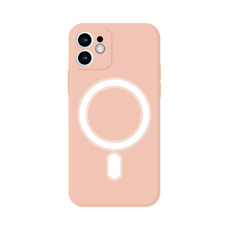 For iPhone 11 Pro Silicone Full Coverage Shockproof Magsafe Case (Pink) - iPhone 11 Pro Cases by PMC TechLife | Online Shopping South Africa | PMC TechLife