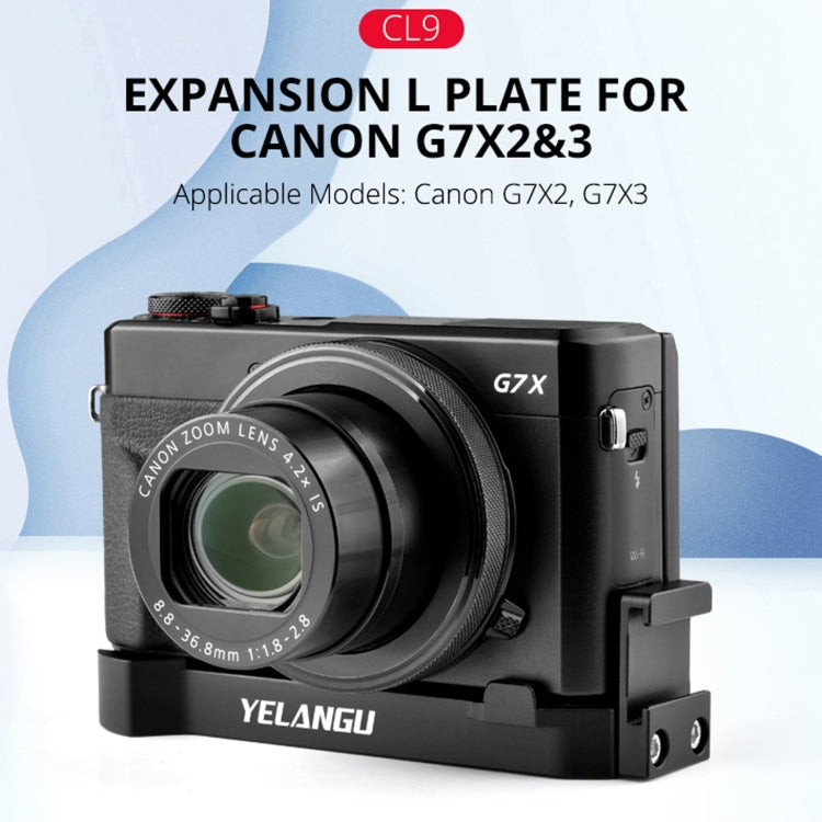 YELANGU CL9 Camera Expansion Board L Plate for Canon G7X2/ G7X23 - free shipping - PMC TechLife - Order now!