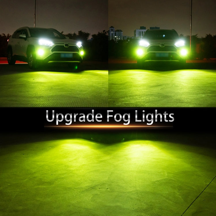 9005 2 PCS DC12-24V / 10.5W Car Fog Lights with 24LEDs SMD-3030 & Constant Current, Box Packaging(Lime Light) - Fog / Driving Lights by PMC TechLife | Online Shopping South Africa | PMC TechLife | Buy Now Pay Later Mobicred