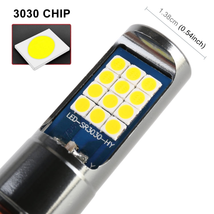 H11 2 PCS DC12-24V / 10.5W Car Fog Lights with 24LEDs SMD-3030 & Constant Current, Box Packaging(Gold Light) - free shipping - PMC TechLife - Order now!